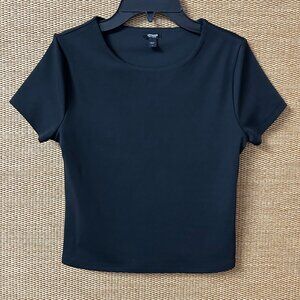 Express Body Contour High Compression Top Womens Small Black